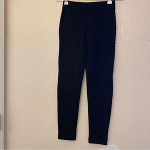 Crewcuts J Crew girls black cozy leggings  -8